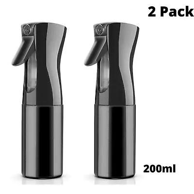 2 Pack Refillable Water Mister For Cleaning Hairstyling Plants Misting 200ml/6oz • $12.95