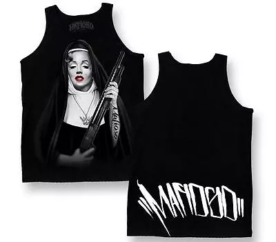 MAFIOSO SISTER MONROE Tank Top T-shirt Marilyn Tattoo Men's SMALL Vest Tee New • $17.95