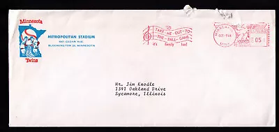 1964 Minnesota Twins Vikings Metropolitan Stadium ORIGINAL DATED ENVELOPE NICE! • $19.99