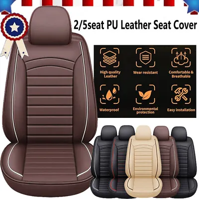 PU Leather Automotive Car Seat Covers For Maserati Front/Rear Decorative Cushion • $141.31