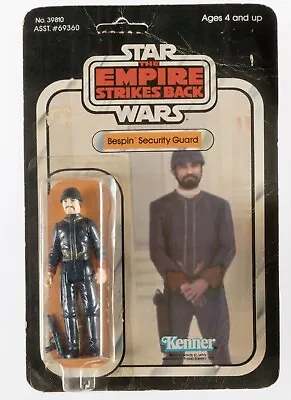 VINTAGE NEW Star Wars The Empire Strikes Back WHITE BESPIN SECURITY GUARD 1980 • £237.63