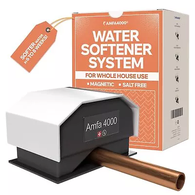 Amfa4000Â® Salt Free Water Softener System For Whole House - 20000 G Magnetic Ha • $165.44