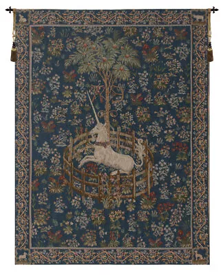 Licorne Captive II French Tapestry - Wall Art Hanging - Home Décor - 44x34 Inch • $302