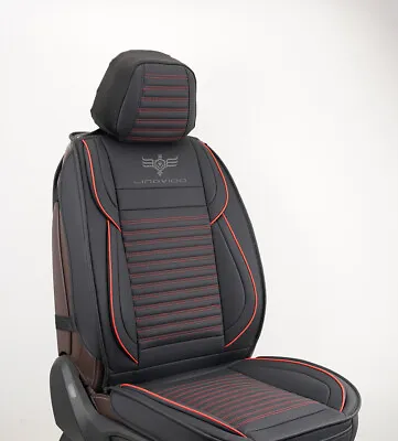 LINGVIDO Red Line Car Seat Covers For Auto Truck SUV Full Set Universal • $189