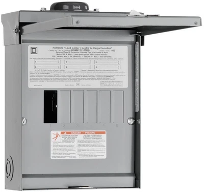 $70.94 • Buy Load Center Outdoor Main Lug Sub-Panel 12-Circuit 100Amp 6-Space Rainproof Cover