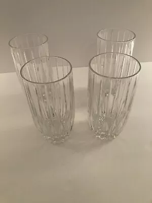 Mikasa Park Lane High Ball /Beverage Glasses (4) 5 5/8 Tall • $59.99