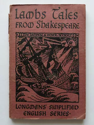 Lambs Tales From Shakespeare: Longmans 1933 Please See Pictures. • £5.99