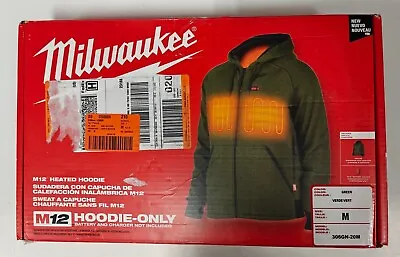 Milwaukee 306GN-20M M12 Heated Hoodie Green Medium New  • $119.95