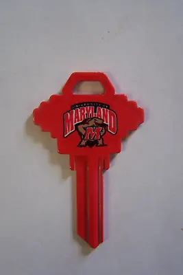 NCAA Maryland Terrapins Schlage Large Head SC1 House Key Blank • $5.79