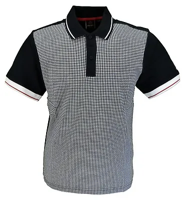 Merc London Corona Black Short-Sleeved Polo Shirt  • £44.99