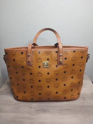 MCM Hand Bag  Brown PVC F3286 • $61