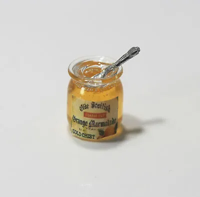Dollhouse Miniature Jar Of Marmalade With A Spoon • $7.99