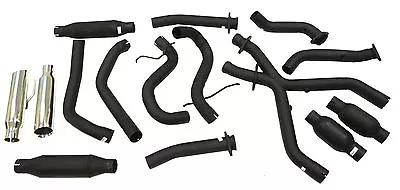 Maximizer Black Resonated CatBack Exhaust For 1999 To 2004 Mustang GT 4.6L • $201