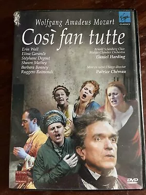 Mozart Cosi Fan Tutte: Mahler Chamber Orchestra (Harding) DVD 2006 2 Discs Book • £5.69