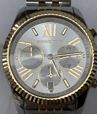 Michael Kors Ladies Lexington Chronograph Two Tone Watch. MK5955 • £79.99