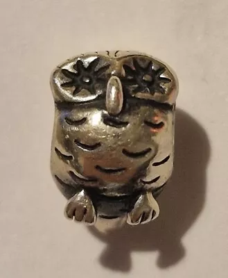 Genuine Pandora Wise Owl Charm Animal ALE 925 #790278 • £12.99