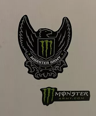 Monster Army Energy Stickers (lot Of 2)………. • $4.25