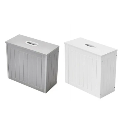 £14.99 • Buy Wooden Toilet Cleaning Products Storage Box Tidy Unit Bathroom
