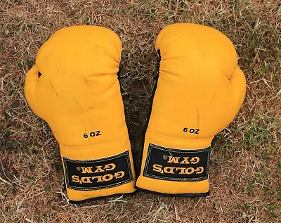 £4.75 • Buy Gold's Gym Childrens / Ladies 6oz Yellow/black Boxing Gloves