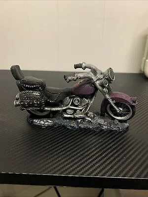 Resin Motorcycle Replica Figurine Harley Davidson Style 7” 3.5” 2”  • $15