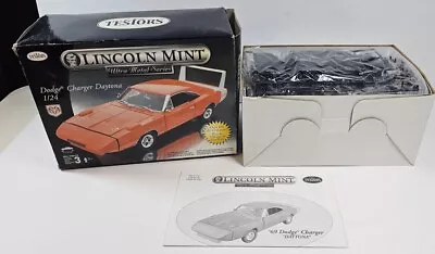 Lincoln Mint Dodge Charger Daytona Model Kit 1:24 Ultra Metal Series NEW OpenBox • $26.99