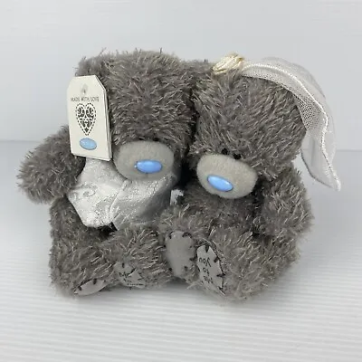 Me To You Bride & Groom Teddy Bear Plush Carte Blanche Wedding Small Tags Error • $22.80