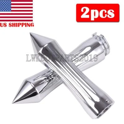 $29.80 • Buy 1  Chrome Spike Handle Bar Hand Grips For Yamaha V Star 1300 1100 950 650 250 US