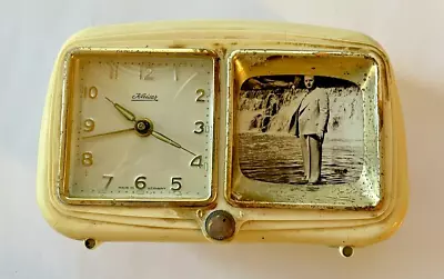 Rare Vintage Kaiser Desk Travel Clock With Music Box Alarm Germany • $29.95