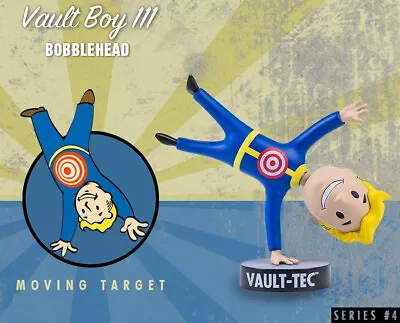 Fallout 4 Vault 111 Moving Target Bobblehead Series 4 • £20.99