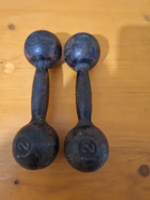 Vintage Dumbbells From The Times Of The USSR 1950-60. • $85