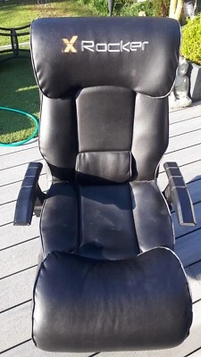 £10 • Buy X-Rocker ELITE PRO GAMING CHAIR. BLUETOOTH! BLACK. Ps & XBOX HDMI. 