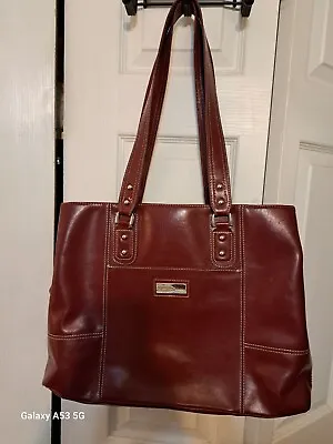 Vintage  Franklin Covey Leather Computer Bag. • $34