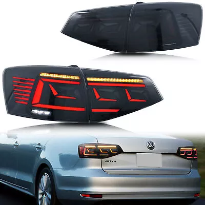 LED Sequential Tail Lights For VW Jetta 2015-2018 Volkswagen Animation Rear Lamp • $289.99