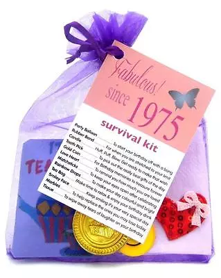 £3.85 • Buy 65th 70 75  BIRTHDAY PRESENT SURVIVAL KIT FUN NOVELTY GIFT CARD KEEPSAKE AGENN
