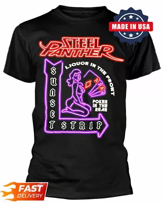 Steel Panther 'Sunset Strip Neon Unisex Cotton All Size S-4XL T-shirt MT065 • $7.98