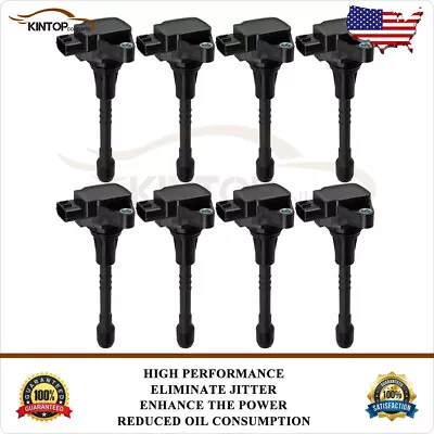 8 Pcs Ignition Coil For INFINITI QX56 2011-2013 QX80 2014-2019 5.6L • $89.99