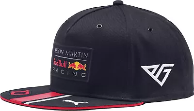 CAP Aston Martin Red Bull Racing Formula One Team 1 F1 Puma Flat Peak Navy AU • $34.09