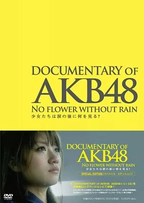 DOCUMENTARY OF AKB48 NO FLOWER WITHOUT RAIN DVD Japan TDV-23181D 4988104076816 • $70