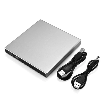  CD Burner External USB Writer Type Driver 3d Slim Optical Bluray • £21.53