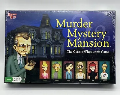 Murder Mystery Mansion Game University Games Complete Sealed New • $29.95