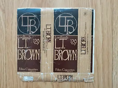 Opened Empty Cigarette Soft Pack--120 Mm-USA-LT Brown • $1.60