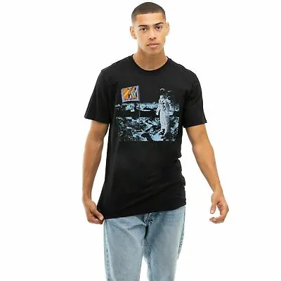 Official MTV Mens Moon T-Shirt Black S - XXL • £13.99