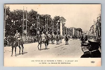 Paris France-The Parade General De Castenlnau Vintage Postcard • $7.99