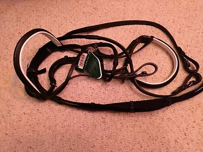 Dressage Bridal W/Web Reins W/O Flash White Padding • $70