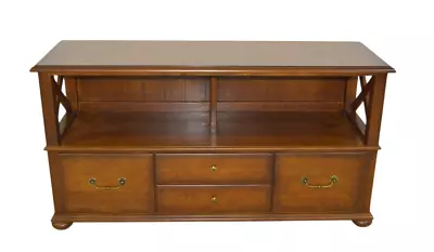 Ethan Allen British Classics Credenza File Cabinet Maple #29-9447 253 Eng Toffee • $1495