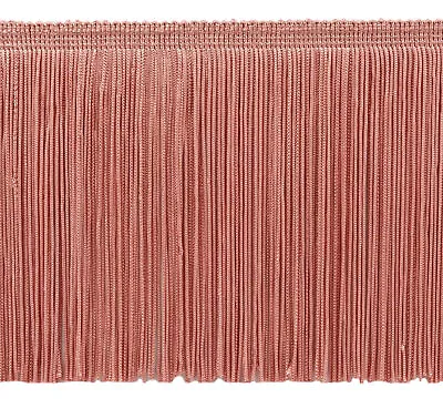 Chainette Fringe Trim Style# CF06 Color# 07 - Rose Pink [Sold By The Yard] • £3.35