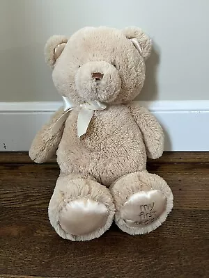 Gund My First Teddy Bear Beige 15” Stuffed Super Soft Plush Baby Gift • $12.99