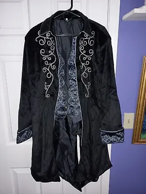 Mens Renaissance Coat Halloween Jacket Pirate Steampunk Costume • $40