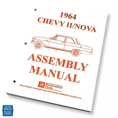 1964 Chevy II Nova Factory GM Assembly Manual Each  • $29.98