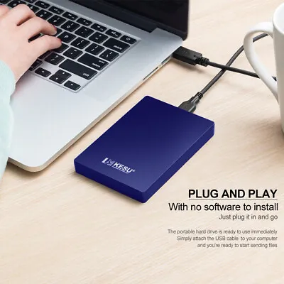 £13.99 • Buy KESU 500GB 1TB Hard Drive USB HDD External Mobile Hard Drive  For Laptop Desktop